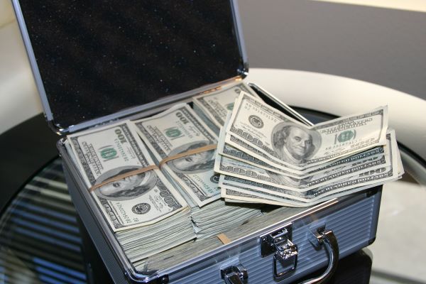 Briefcase Full of Dollars