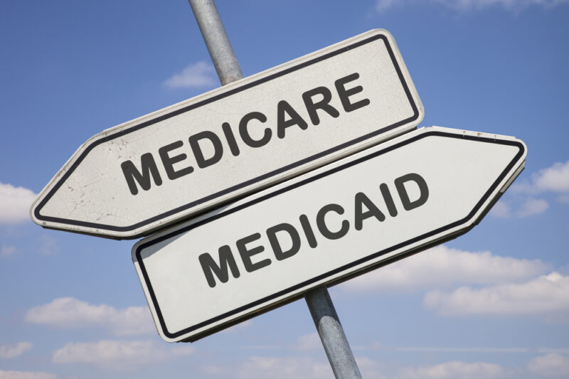 Directional Sign for Dual Plans: Medicare and Medicaid