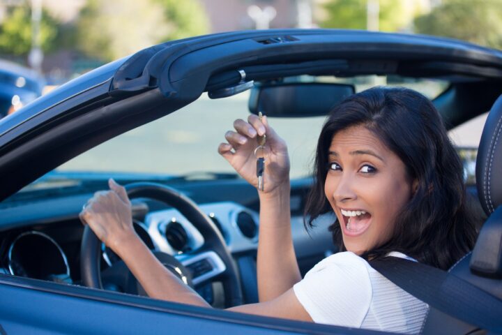 woman-in-convertible