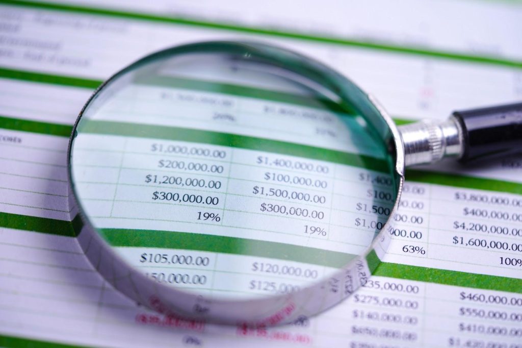During a high net worth divorce, a forensic accountant assists with researching a couple’s complex financial activities to locate disputed assets.